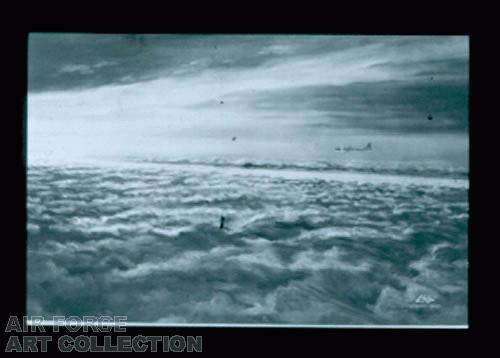 OVER A TYPHOON NEAR JAPAN